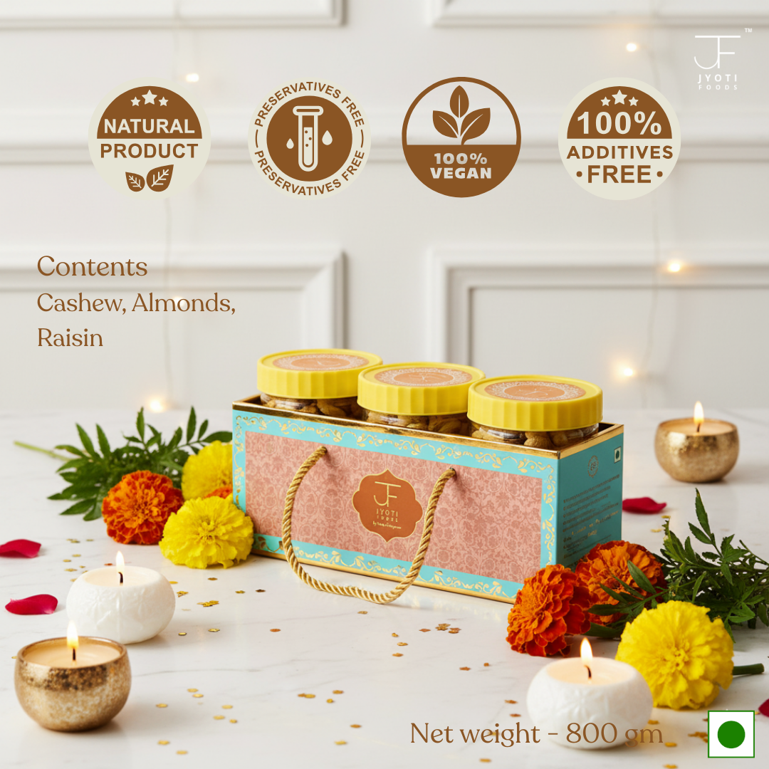 Diwali Dry Fruit Hamper (Pack of 3)
