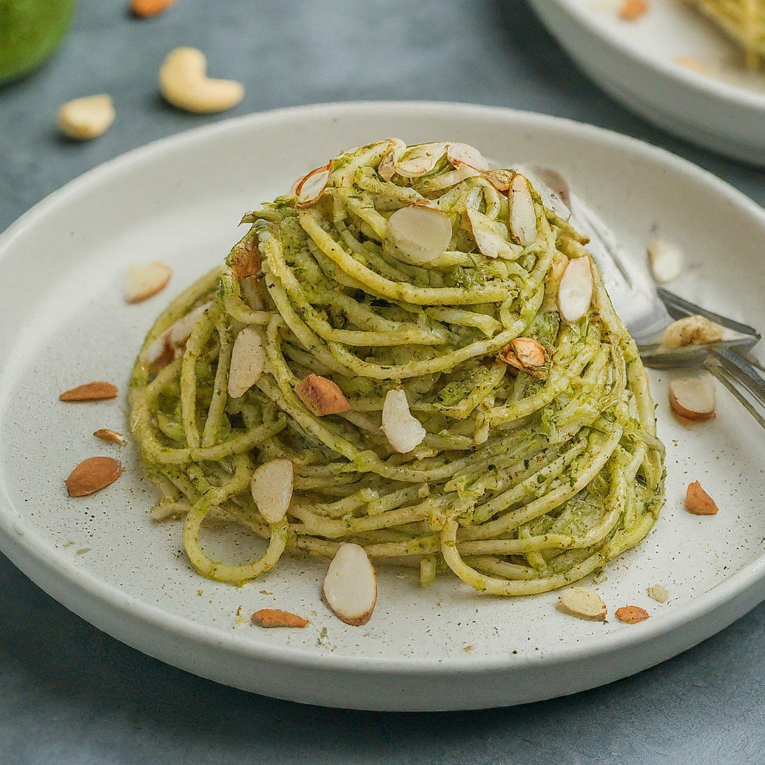 Creamy Pesto Spaghetti