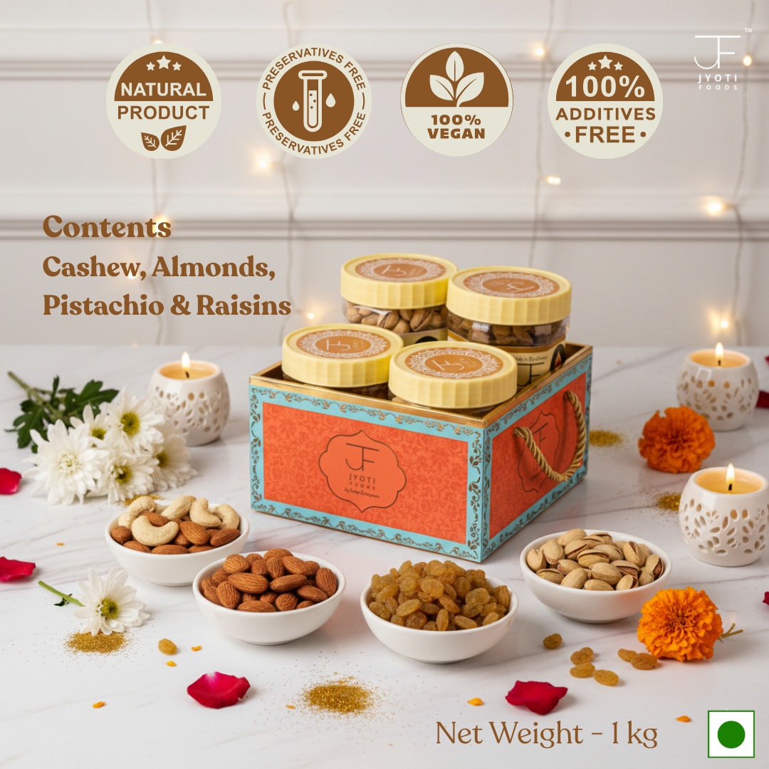 Festive Dry Fruit Hamper (Pack of 4)
