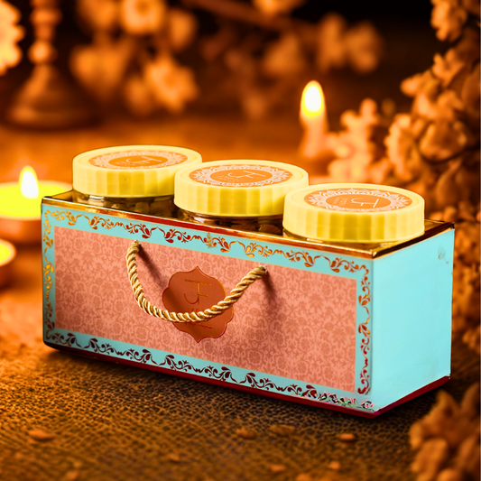 Diwali Dry Fruit Hamper (Pack of 3)