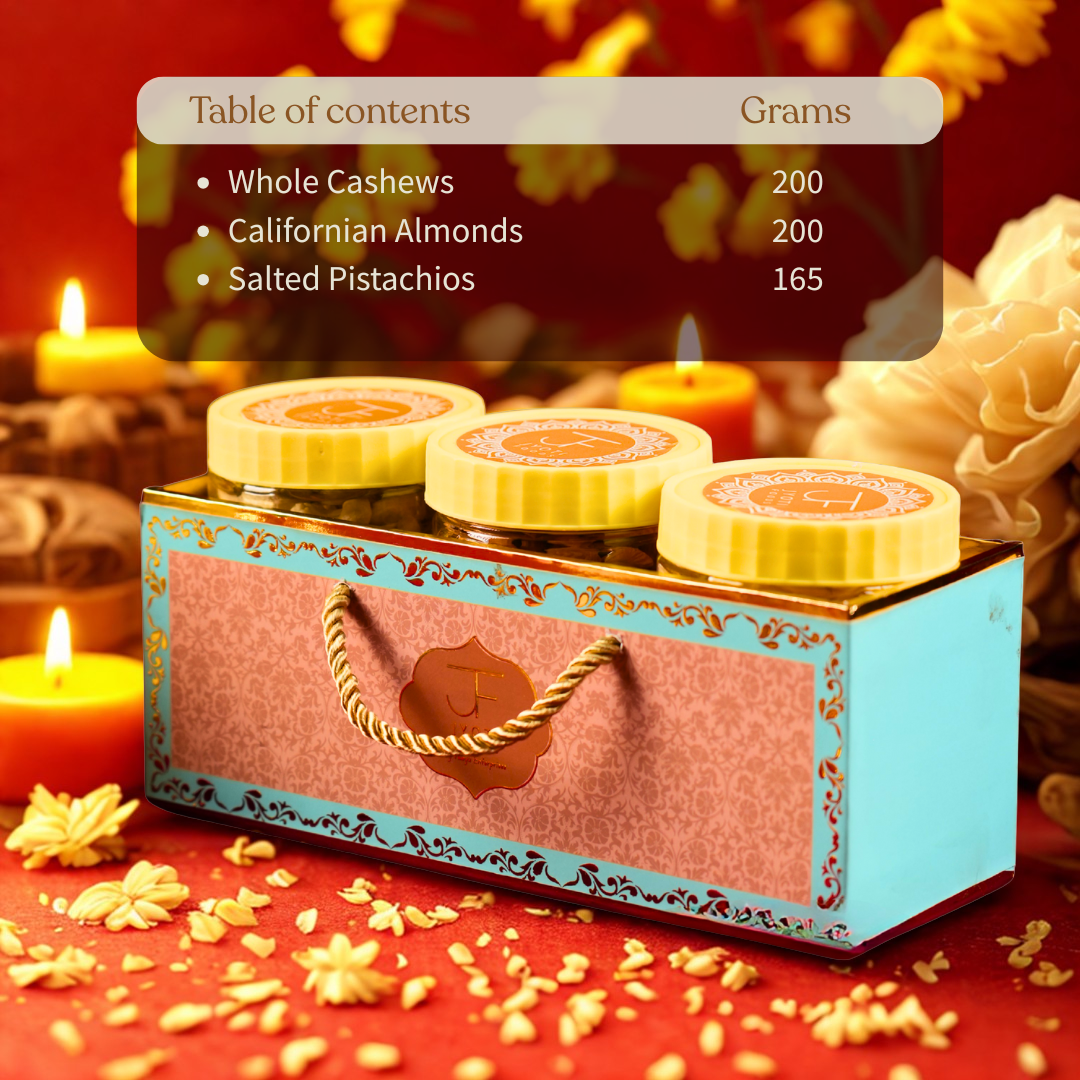Premium Dry Fruit Hamper (Pack of 3)