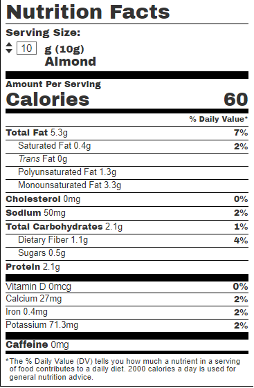 California Almonds / Badaam