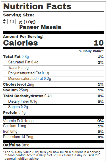 Paneer Magic Mix / Paneer Masala